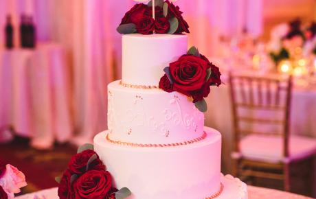 Jacques Pastries Wedding Cake at the Wentworth by the Sea