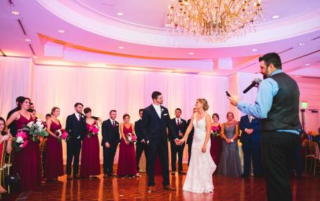 Wedding DJ and MC sharing Brianna and Erics Love Story