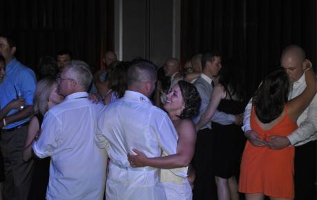 Audio Events | Bride and groom share a dance with their wedding guests