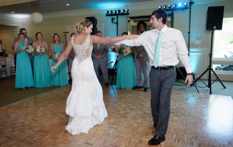 First Dance  at Abenaqui Country Club - Rye NH. Photo by Rick Bouthiette Photography