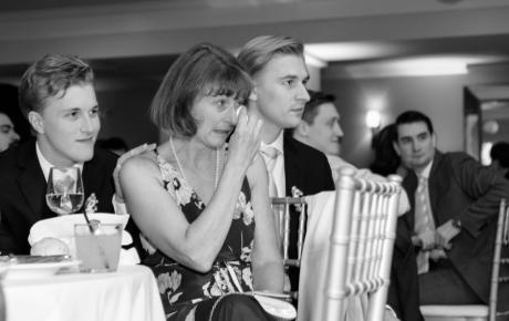 Father Daughter dance has mother of the bride in tears at Abenaqui Country Club - Rye NH. Photo by Rick Bouthiette Photography