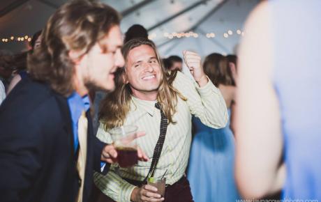 Dancing at Flag Hill Winery - Lee, NH. Photo by Jayna Cowal Photography - Wedding DJ Audio Events