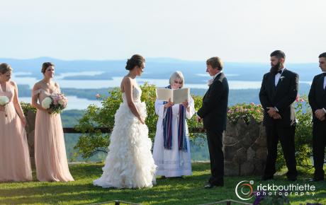 Wedding Ceremony at Castle in the Clouds - Ceremony music provided by Audio Events