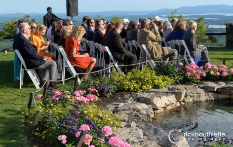 Ceremony music provided by Audio Events - Remote ceremony system is low profile and self powered