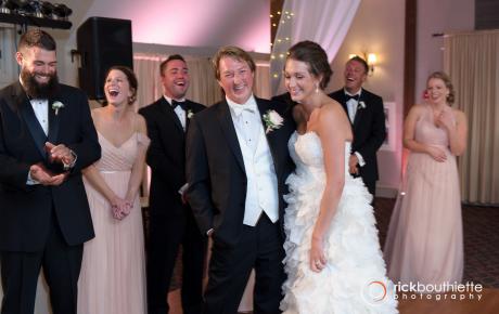 Allison and Jared's Story gets some laughs from MC/Host Michael Guyre